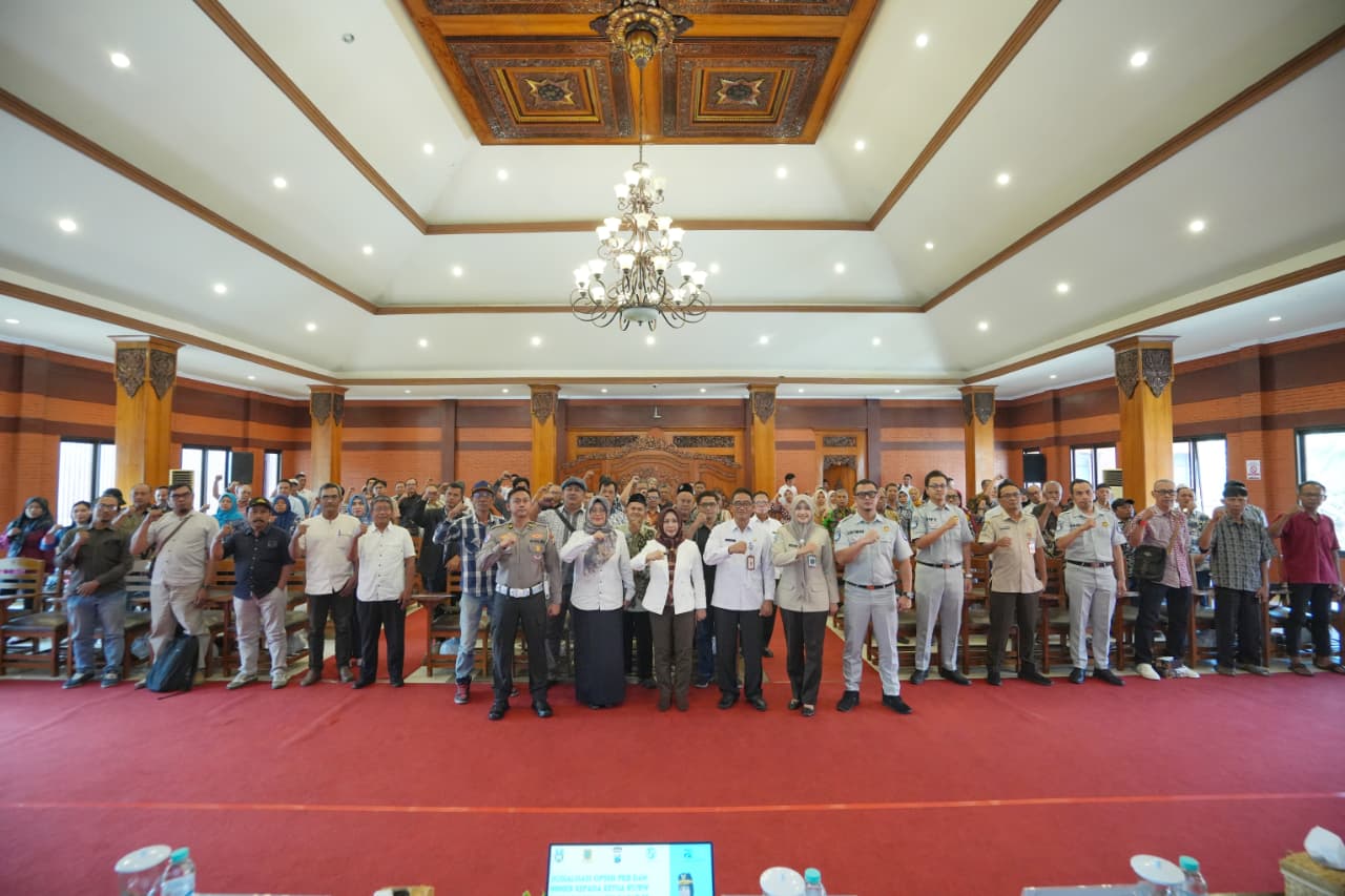 Pemkot Mojokerto Gandeng RT, RW dan Tokoh Masyarakat Sukseskan Opsen PKB dan BBNKB