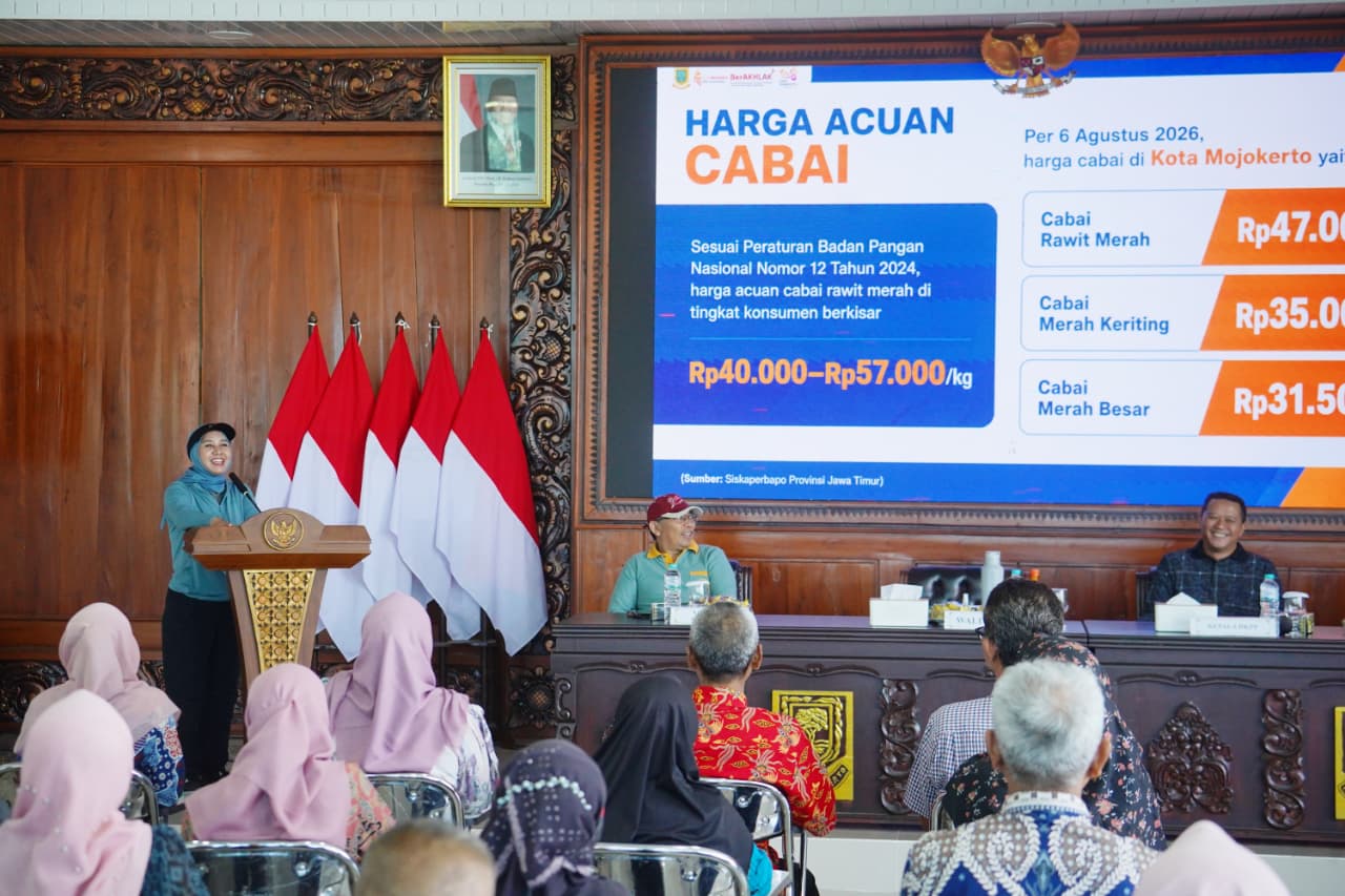 Pemkot Mojokerto Perkuat Program Cabenisasi, Warga Dibekali Teknik Budidaya Cabai dan Peluang Usahanya